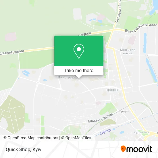Quick Shop map