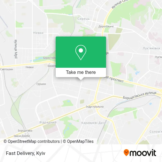 Fast Delivery map