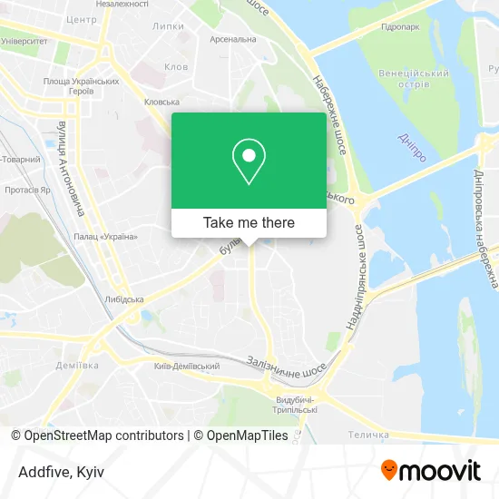 Addfive map
