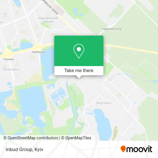 Inbud Group map