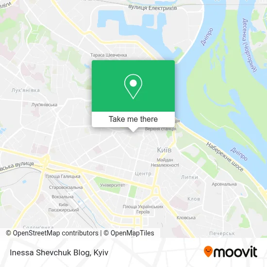 Inessa Shevchuk Blog map
