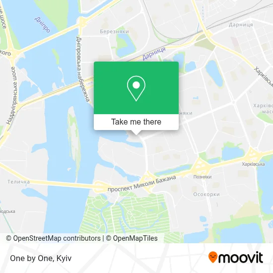 One by One map