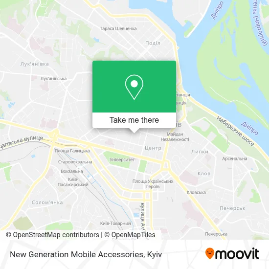 New Generation Mobile Accessories map