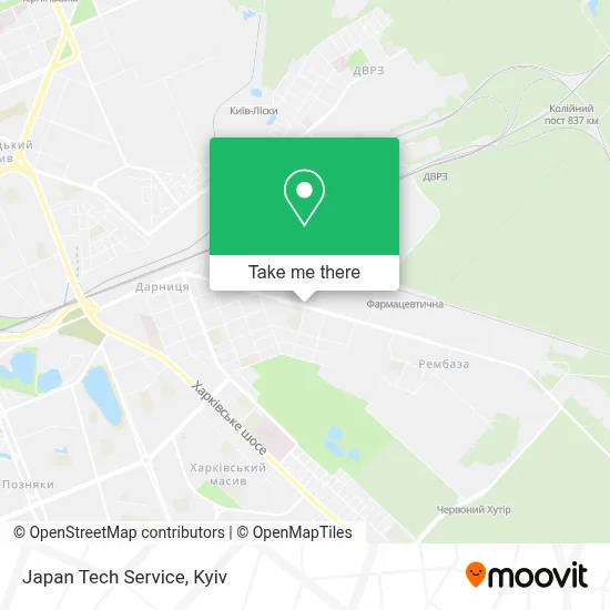 Japan Tech Service map