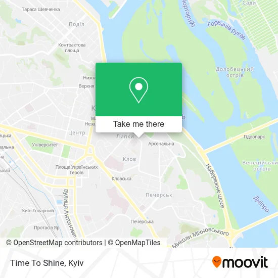 Time To Shine map