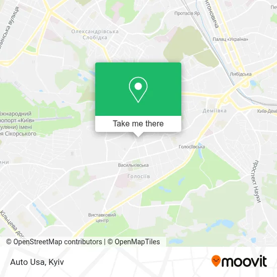Auto Usa map