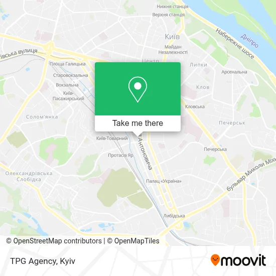 TPG Agency map