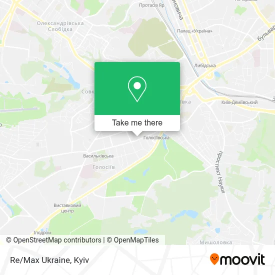 Re/Max Ukraine map