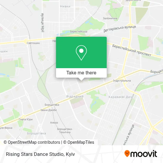 Rising Stars Dance Studio map
