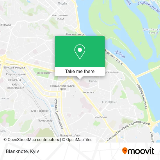 Blanknote map