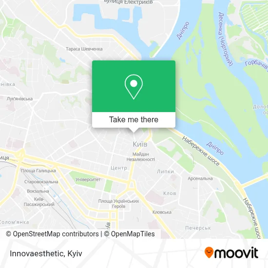 Innovaesthetic map