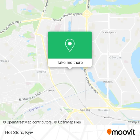 Hot Store map