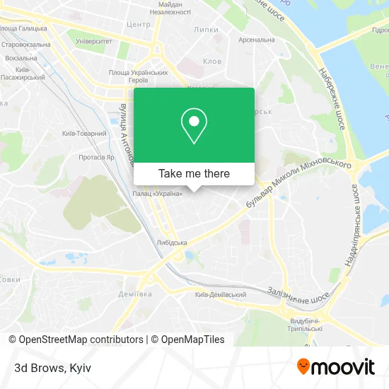 3d Brows map