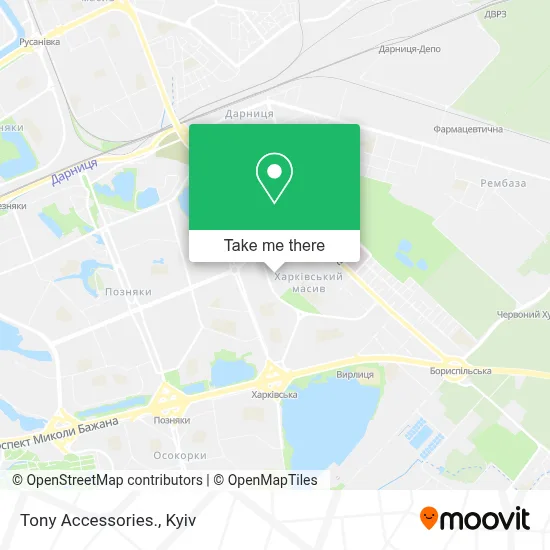 Tony Accessories. map