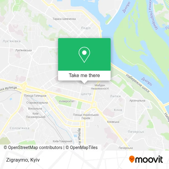 Zigraymo map