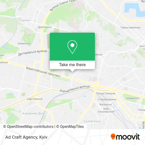 Ad Craft Agency map