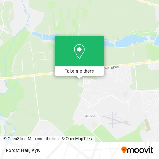 Forest Hall map