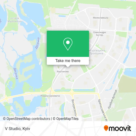 V Studio map
