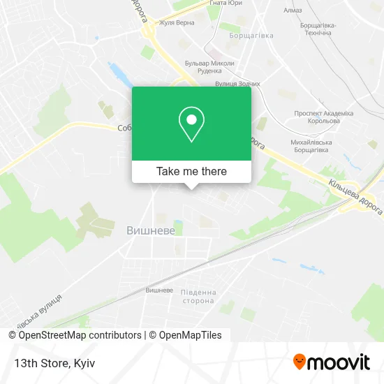 13th Store map