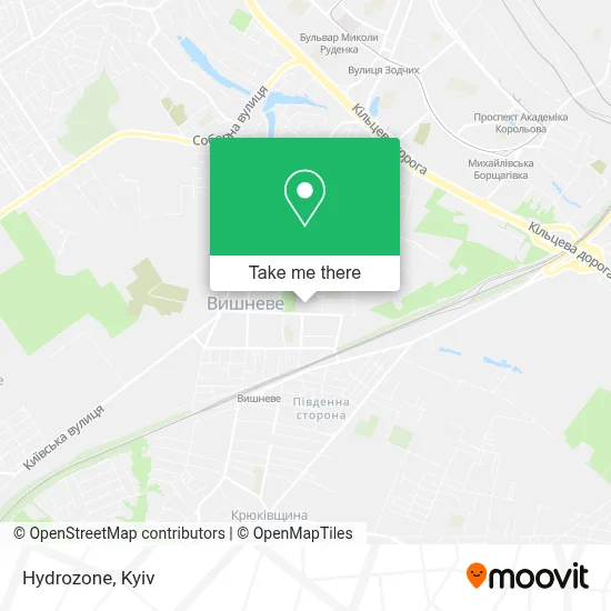 Hydrozone map