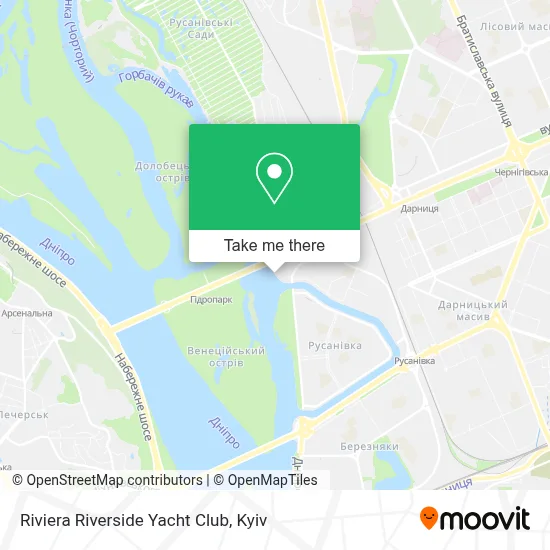 Riviera Riverside Yacht Club map