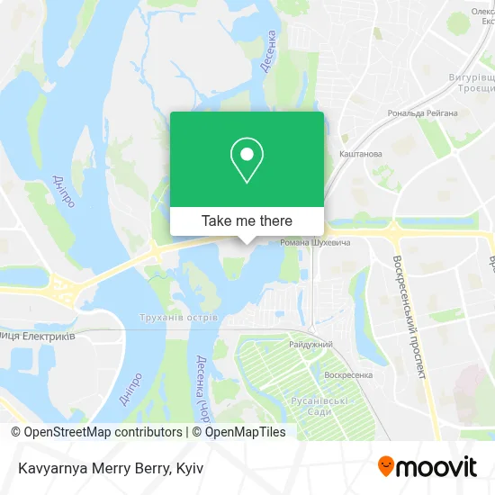 Kavyarnya Merry Berry map