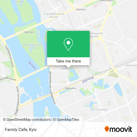 Family Cafe map