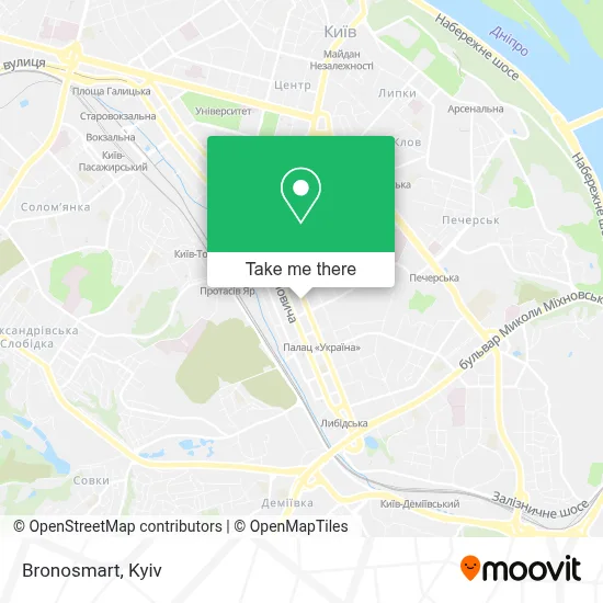 Bronosmart map
