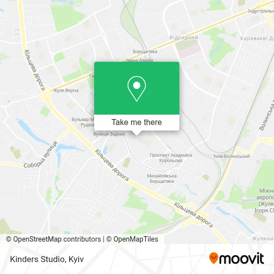 Kinders Studio map