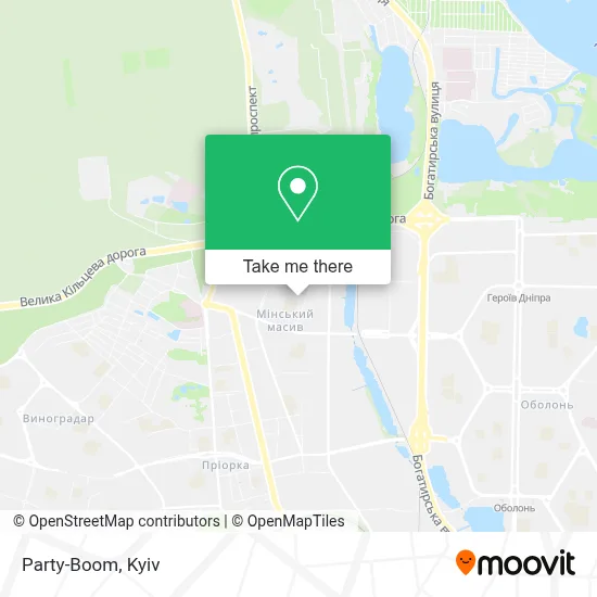 Party-Boom map