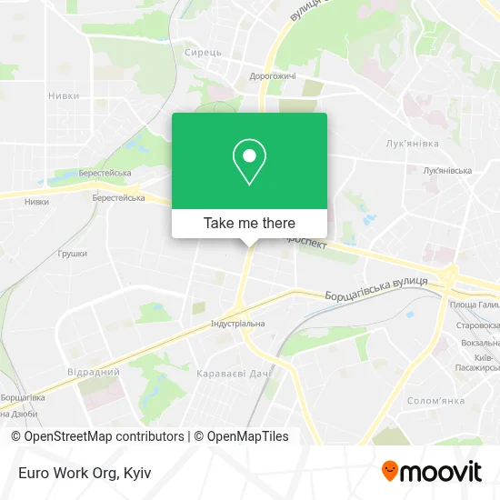 Euro Work Org map