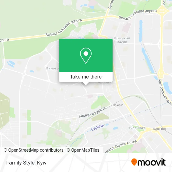 Family Style map