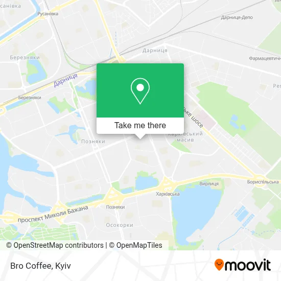 Bro Coffee map