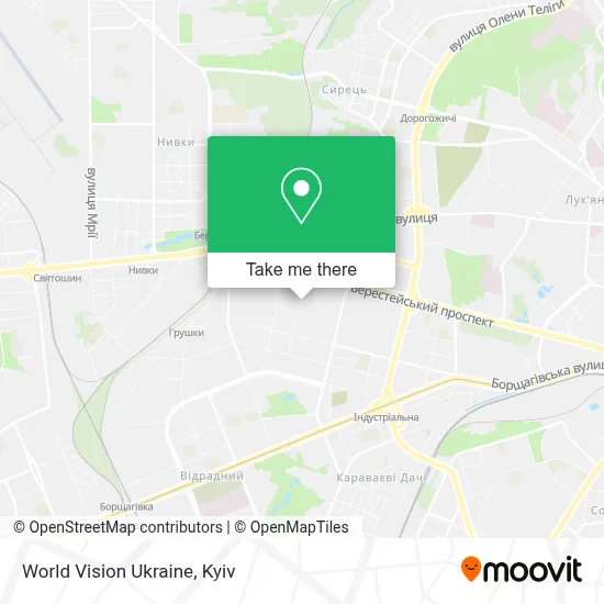 World Vision Ukraine map