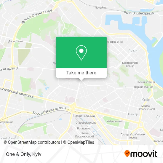 One & Only map