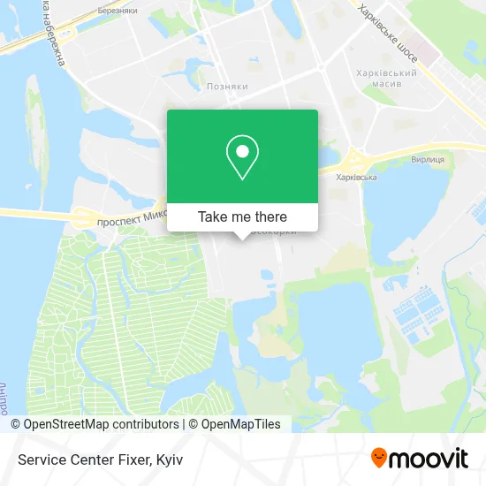 Service Center Fixer map