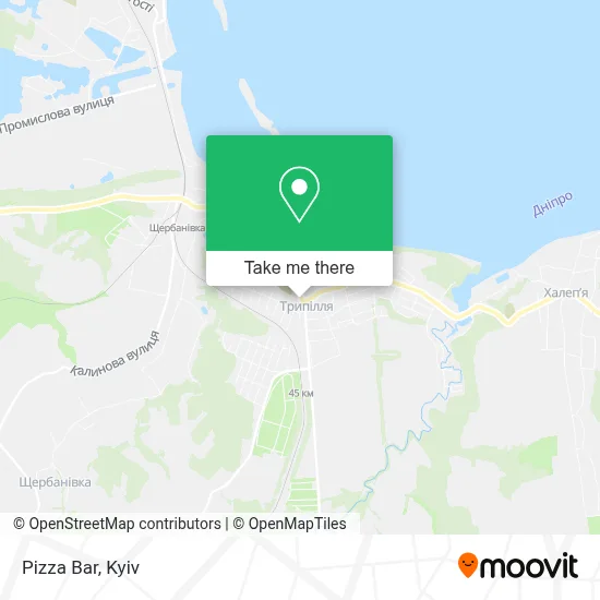 Pizza Bar map