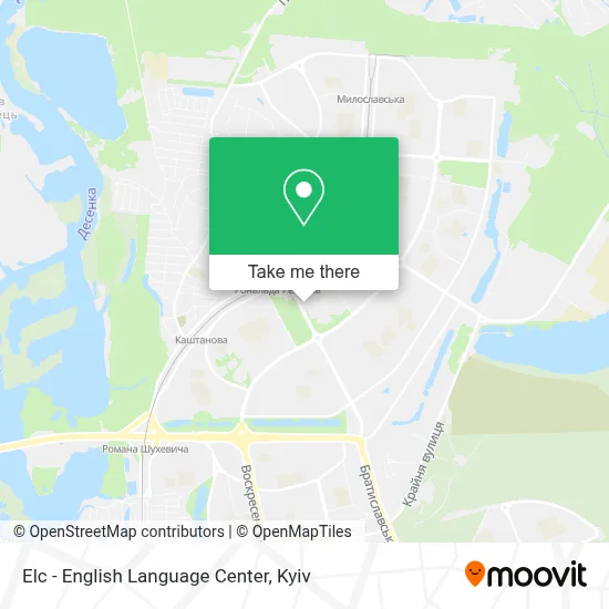 Elc - English Language Center map