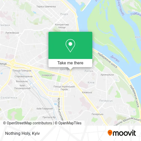 Nothing Holy map
