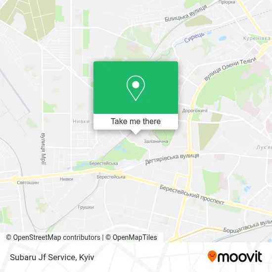 Subaru Jf Service map