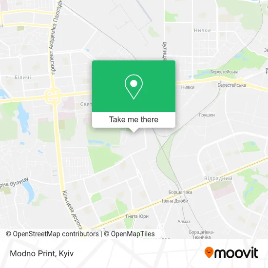 Modno Print map