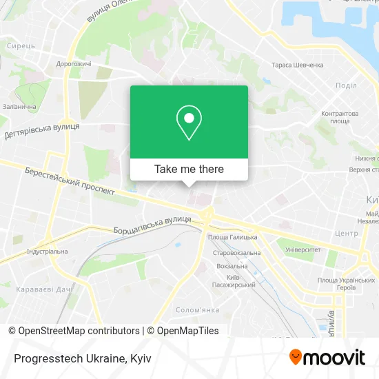 Progresstech Ukraine map
