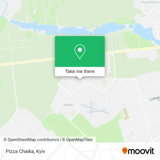 Pizza Chaika map