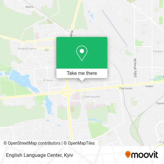 English Language Center map