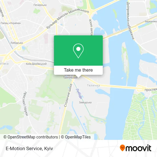 E-Motion Service map