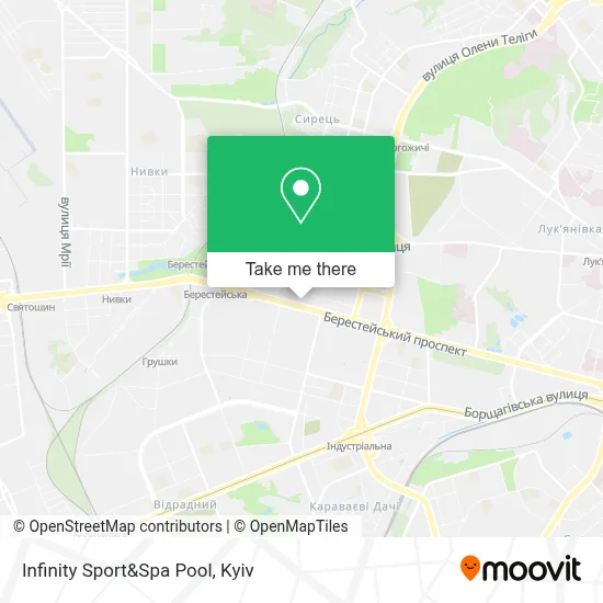 Infinity Sport&Spa Pool map