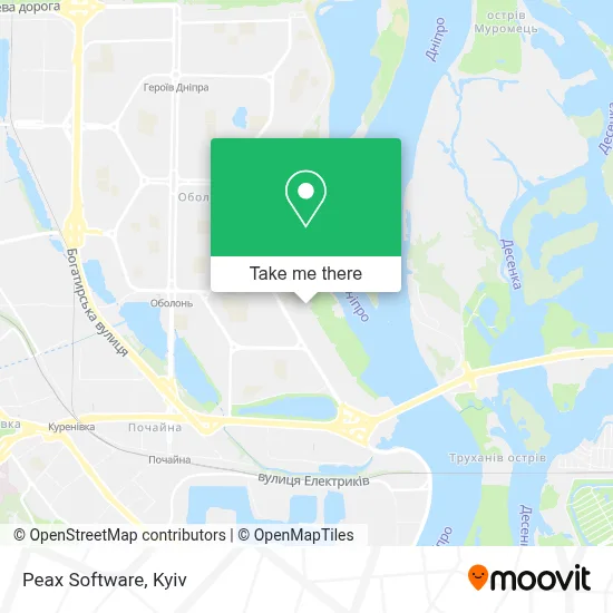 Peax Software map