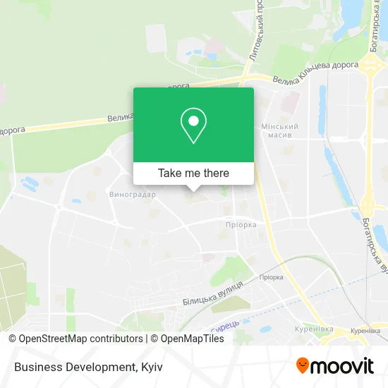 Business Development map