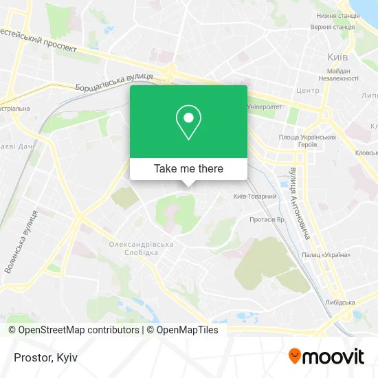 Prostor map