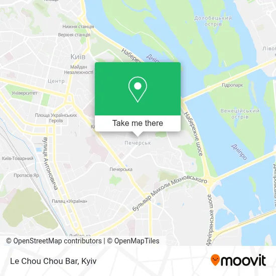 Le Chou Chou Bar map